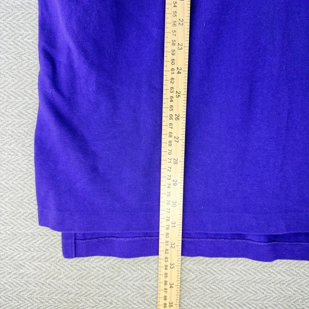 Polo Ralph Lauren Polo Shirt XL Purple Cotton Classic Fit Short Sleeve Pony Logo